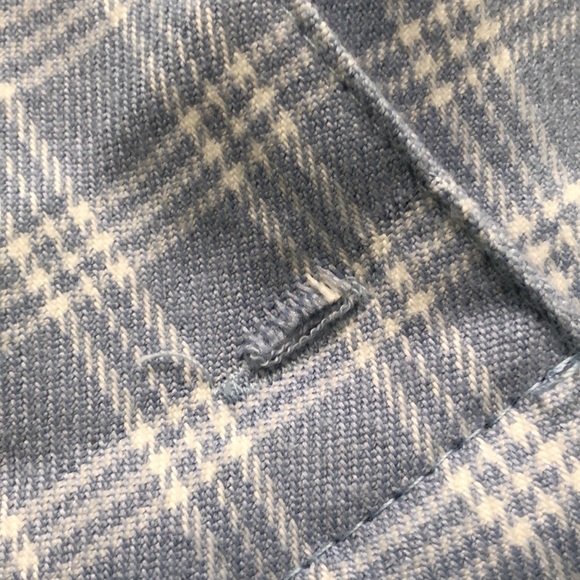 Blue plaid vivian shirt - Picture 8 of 9